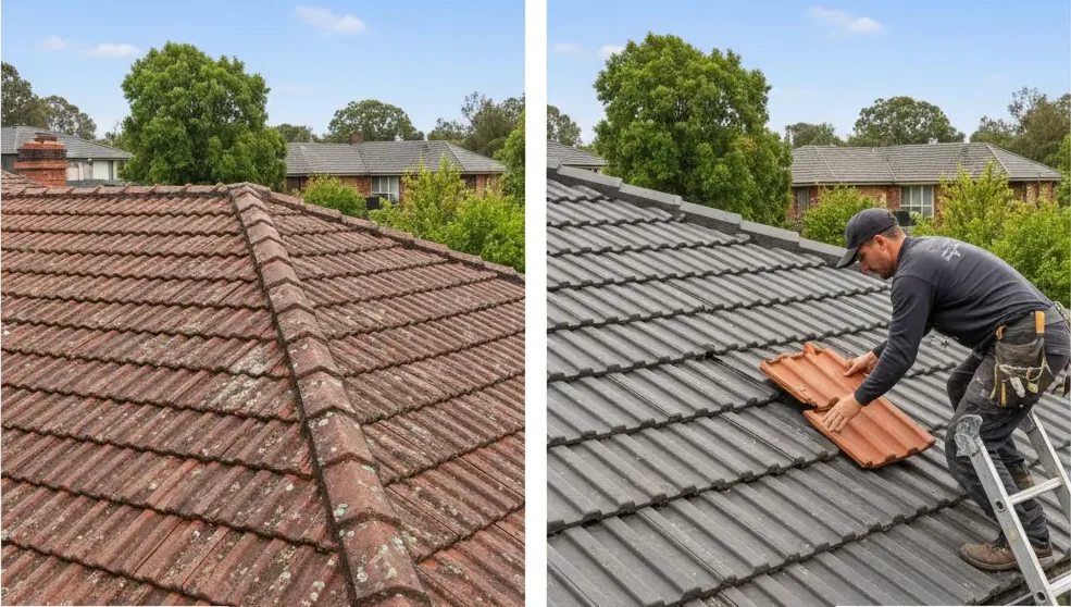 Tile Roof Restoration Bentleigh East - Stormproof Roofing