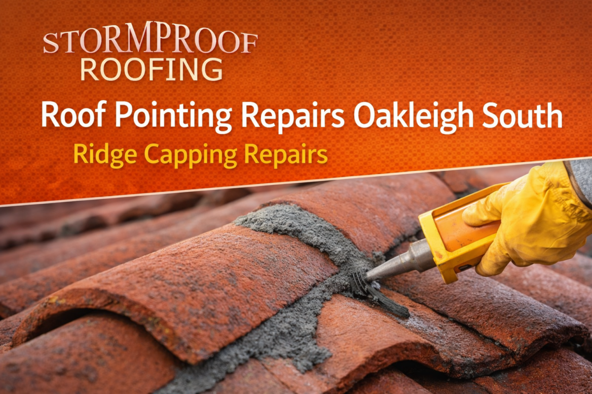Roof Pointing Repairs Oakleigh South | Ridge Capping Repairs