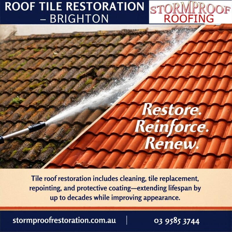 Roof tile restoration Brighton